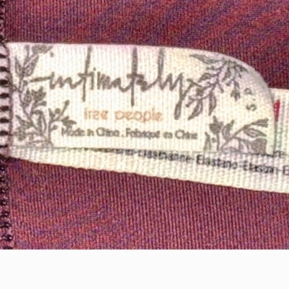 [Intimately free people] Brianna Longline Underwire Bra - Crimson - S - Picture 8 of 9